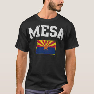 Camiseta Retro Mesa Bandeira do Arizona Casa Amor