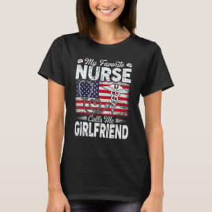 Camiseta Retro Minha Enfermeira Favorita Me Chama de Namora