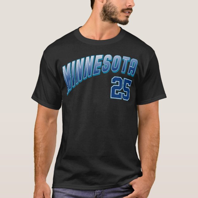Camiseta Retro Minnesota Número 6 (Frente)