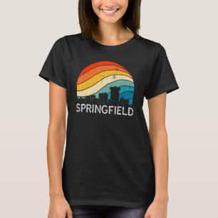 Camiseta Retro Missouri rii Springfield Skyline Vintage Urb