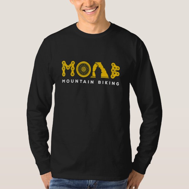 Camiseta Retro Moab Slickrock Mountain Biking Mtb Rid (Frente)