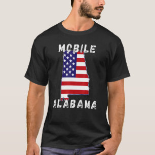 Camiseta Retro Mobile AL Alabama Roupa Souvenir