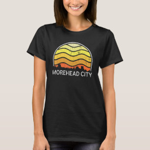 Camiseta Retro Morehead City Visitantes Skyline Vintage Urb