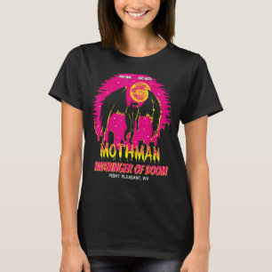 Camiseta Retro Mothman Harbinger das Legendas Criptid Cr