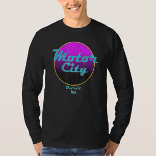 Camiseta Retro Motor City Detroit Michigan