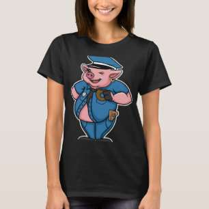 Camiseta Retro Mulheres Porco Porco Fazenda Animal Eu Adoro