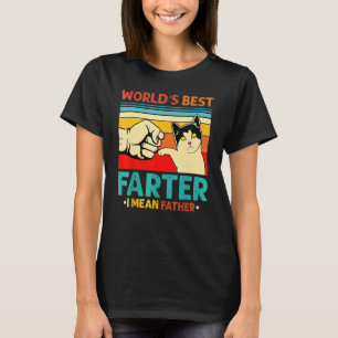 Camiseta Retro Mundos Melhor Que Tira Gases Quer Dizer Pai