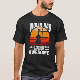 Camiseta Retro Musical Violista Jogador Violinista Vintage