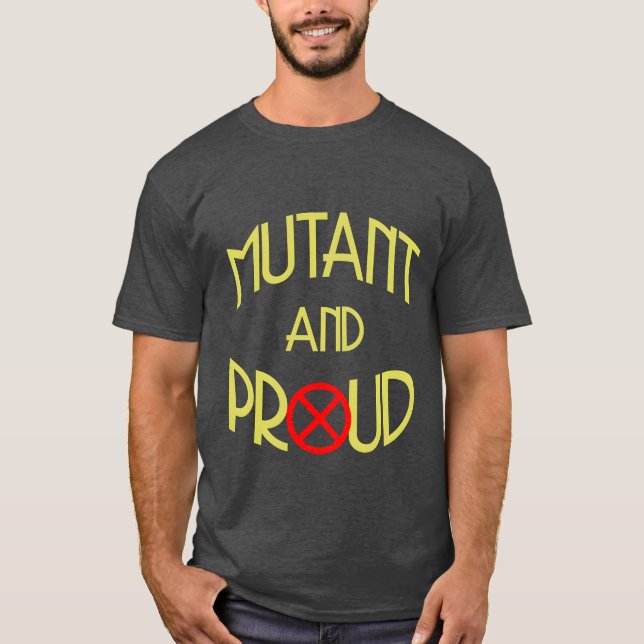 Camiseta Retro mutante e orgulhoso (Frente)