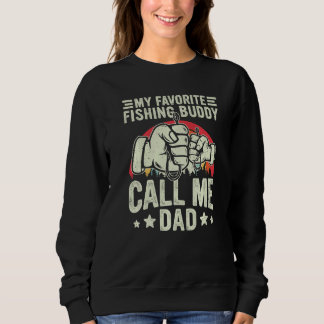 Camiseta Retro My Favorite Fishing Buddy Call Me Dad Fishin