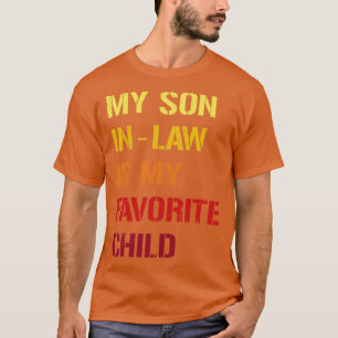 Camiseta Retro My SonInLaw É Meu Filho Favorito