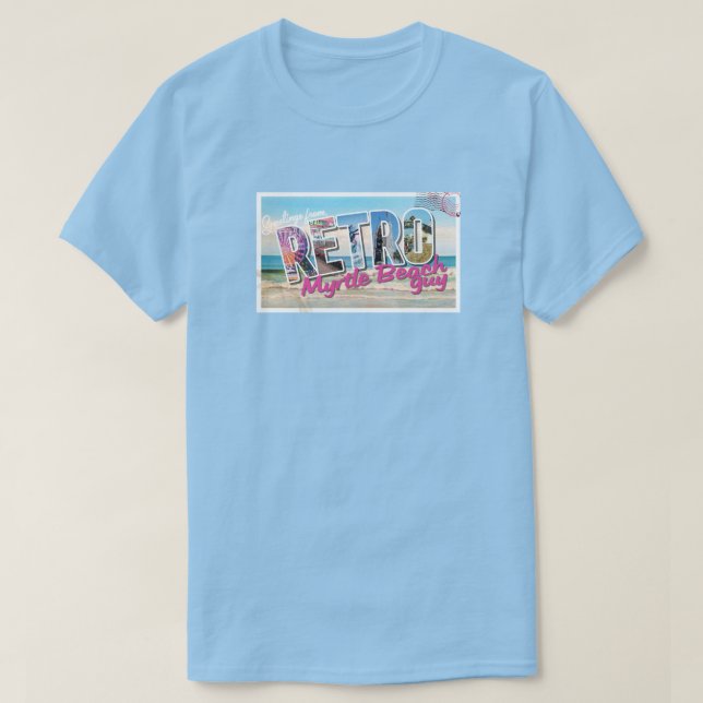 Camiseta Retro Myrtle Beach Cara (Frente do Design)