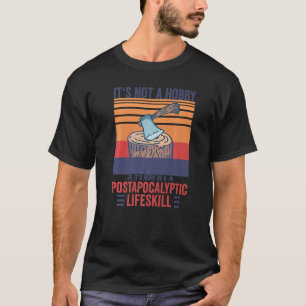 Camiseta Retro Não é uma caneta de madeira matadora