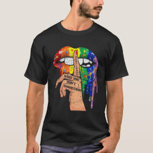 Camiseta Retro Não julgue o que você não entende LGBT P
