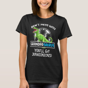 Camiseta Retro Não se meta com o vovô, você vai ficar com o