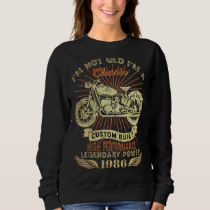 Camiseta Retro Não sou Velho Sou o Nascer Clássico de Motoc