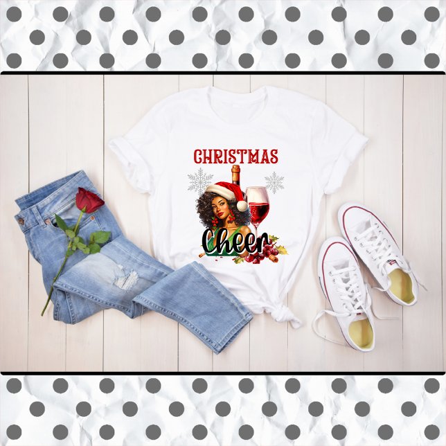Camiseta Retro Natal Chee Pinup (Criador carregado)