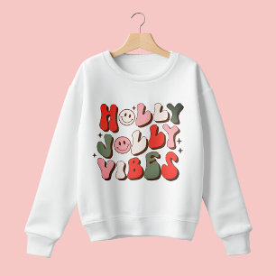 Camiseta Retro Natal Holly Jolly Vibes Feriados de Trendy