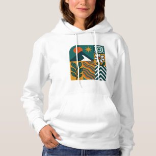 Camiseta Retro Nature Abstrato Art-Modern Geométrico Floral