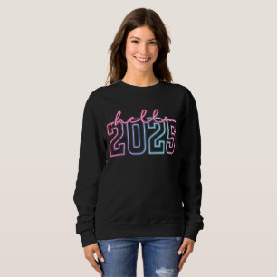 Camiseta Retro Neon Ano Novo 2025