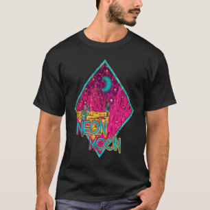 Camiseta Retro Neon Moon Pink Western Country Music 80s 90