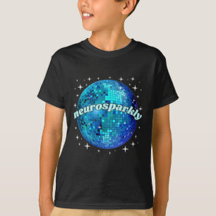 Camiseta Retro Neurodivergente Neurobrilhante Espectro de A