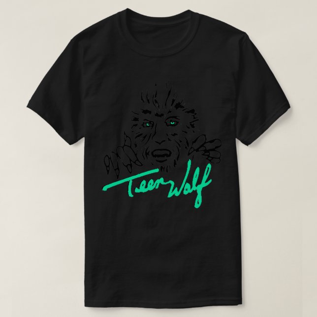 Camiseta retro no lobo (Frente do Design)