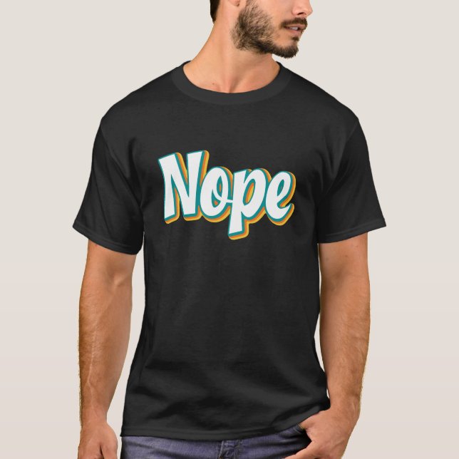 Camiseta Retro Nope (Frente)