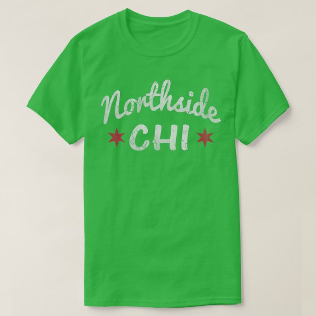 Camiseta Retro Northside Chicago (Frente do Design)