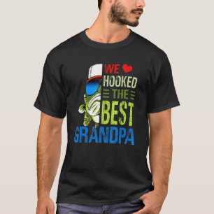 Camiseta Retro Nós Adoramos Ter Ligado O Melhor Vovô Pescad