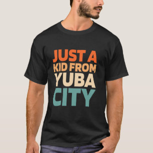 Camiseta Retrô-Nos City American Apenas Um Criança Da Calif