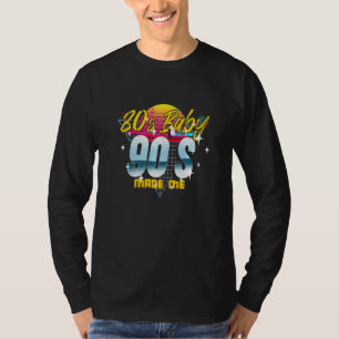 Camiseta Retro Nostalgia Classic anos 80 Baby 90's Me fez
