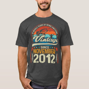 Camiseta Retro Novembro De 2012 10 Anos De Pesca De Lover 1