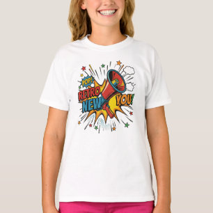 Camiseta Retro Novo Você: Renascimento Geométrico Minimalis