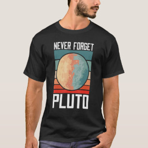 Camiseta Retro Nunca Esquecer Plutão de Plutão Nunca Esquec