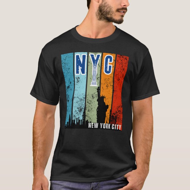 Camiseta Retro NYC (Frente)