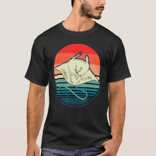 Camiseta Retro Ocean Animal Scuba Merge Stingray Manta Ray