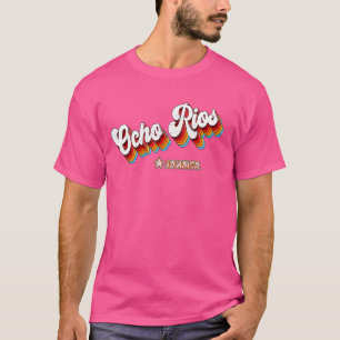 Camiseta Retro Ocho Rios Jamaica dos anos 80