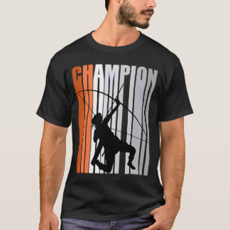 Camiseta Retro Orange Archery Champier Birthday Archer Retr