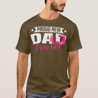 Camiseta Retro Orgulhoso Novo papai É uma Revenda de Gênero