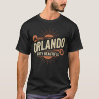 Retro Orlando Cidade Bonita Florida Explosão de So
