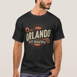 Camiseta Retro Orlando Cidade Bonita Florida Explosão de So