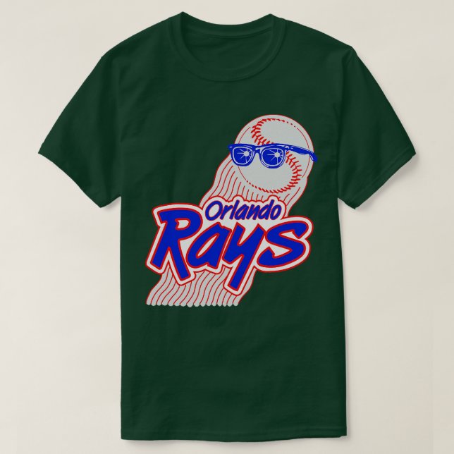 Camiseta Retro Orlando Rays Baseball 1990 TShirt (Frente do Design)