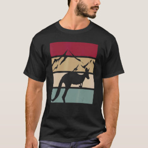 Camiseta Retro Outback Kangaroo Austrália Animal Kangaroo
