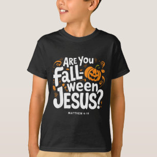 Camiseta Retro Outono Religioso Bíblia Mateus Você é Outono