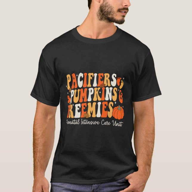 Camiseta Retro Pacificadores Pumpkins Preemies Graças Nic (Frente)