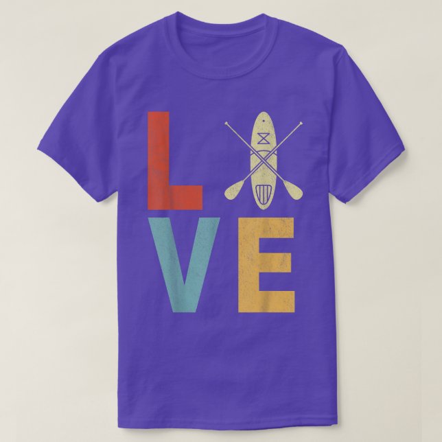 Camiseta Retro Paddleboard Paddleb Conselho Paddleb Para Ci (Frente do Design)
