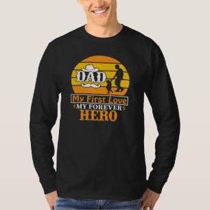Camiseta Retro Pai Adora Piadas Pai Minha rua Adora Meu Par