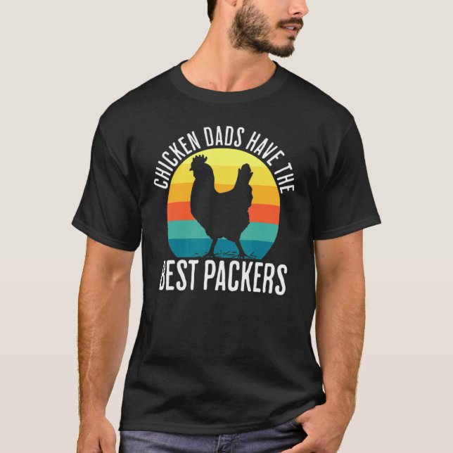 Camiseta retro  Pais de Frango Têm Os Melhores Bicos (Frente)