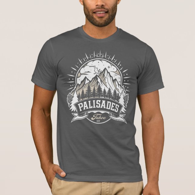 Camiseta Retro Palisades Tahoe Ski (Frente)